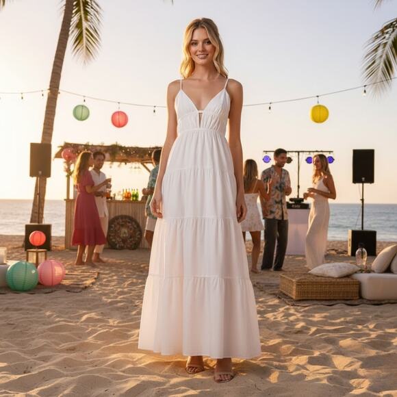 Anthropologie Dresses & Skirts - Anthropologie Sau Lee Tiered Maxi Dress 12 NWT